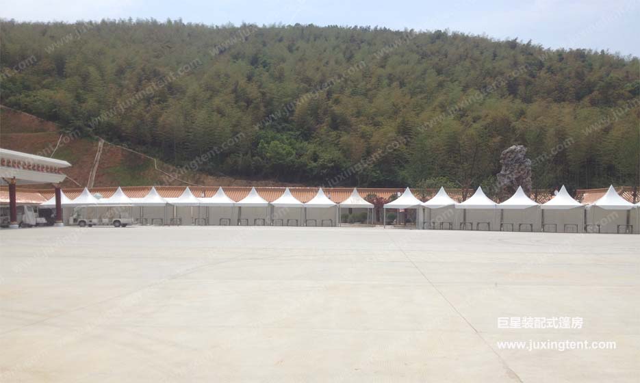 宜興大覺寺素食節尖頂帳篷